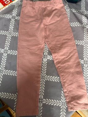 H&M Girls' Pink Stretch Knit Pants size 3-4